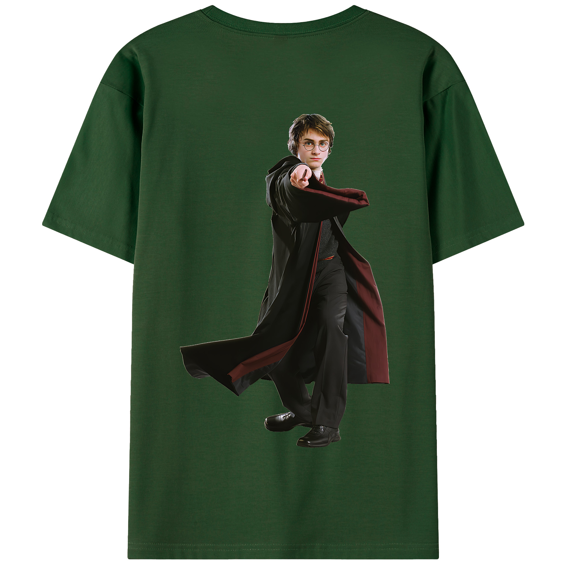 （画像用） Harry Potter ハリー・ポッターシリーズ 綿100％半袖Tシャツ（背面プリント）